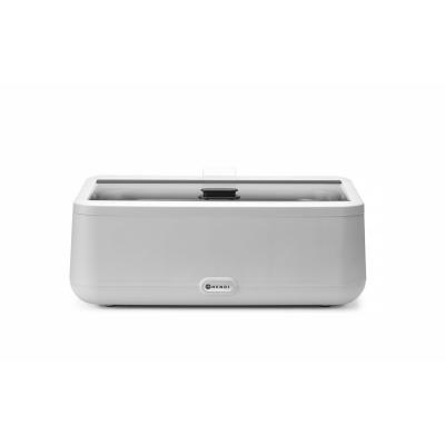 Chafing dish UNIQ, HENDI, designed by Robert Bronwasser, GN 1/1, Bílá, 230V/700W, 607x402x(H)245mm | 470428